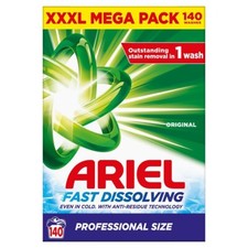 Ariel Washing Powder, 140 Wash - Household Detergent