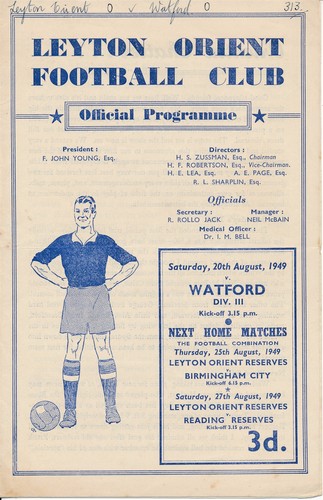 Leyton orient watford - orient, v