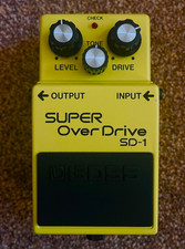 Boss SD-1 Vintage 1986 Black