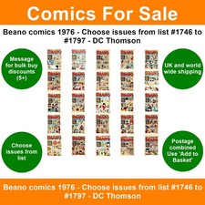 Beano comics 1976 - Choose issues from list #1746 to #1797 - DC Thomson
