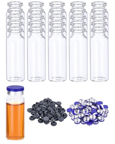 10ml glass vial - vial,, empty