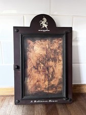 Vintage Advertising Pub Menu Holder Sign Frame Original Robinson House Antique