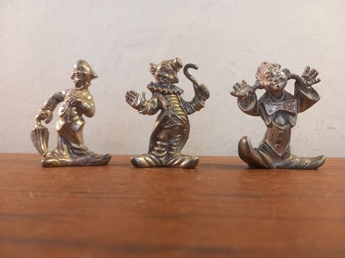 Vintage silver plated clown - silver-plated,