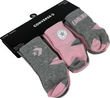 Converse Baby 6 Pk Grey Pink