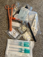 Piercing kit , earrings needles everything you need