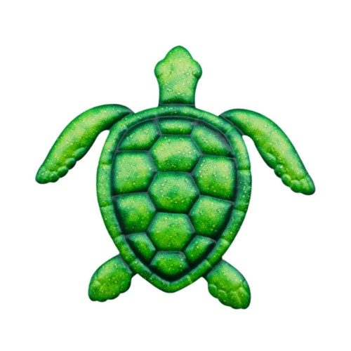 Metal turtle wall - turtle, art