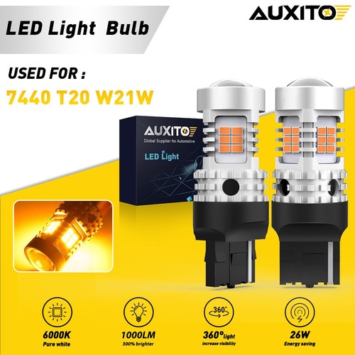 Auxito amber 7443 7440 led - amber, 7443/7440