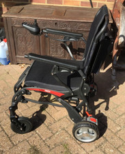 LITH-TECH CARBON EDITION Lightweight Folding Electric Wheelchair