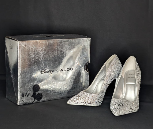 Disney aldo crystal heels - disney, x