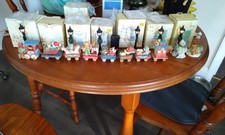 11x Cherished Teddies Santa Express Christmas Train & Street Lights Xmas Decs