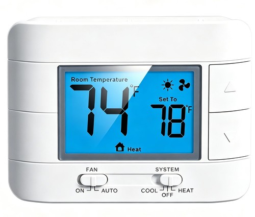 Non programmable thermostats - non-programmable,