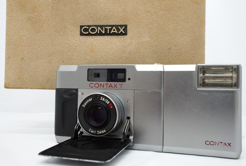 Almost mint contax t - mint], silver