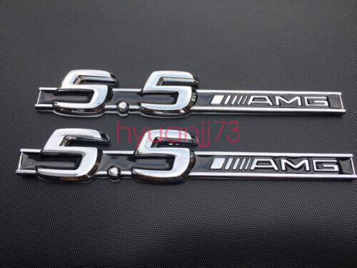 For mercedes 5 amg badge - 2×,