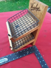 Vintage Wrigley’s  Chewing Gum Rack, ENGRAVED,  SOLID  WOOD. PROP.  SET DRESSING