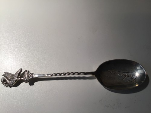 Solid silver small tea spoon