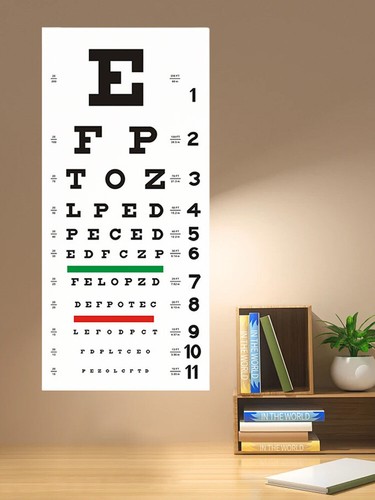 Snellen eye chart vision test - eye,