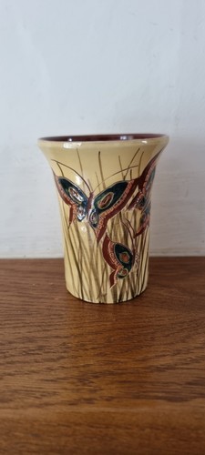 Studio pottery vase natural - studio,