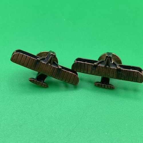 Vintage plane enamel - enamel, pin