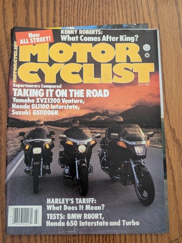 July 1983 motorcyclist - july,