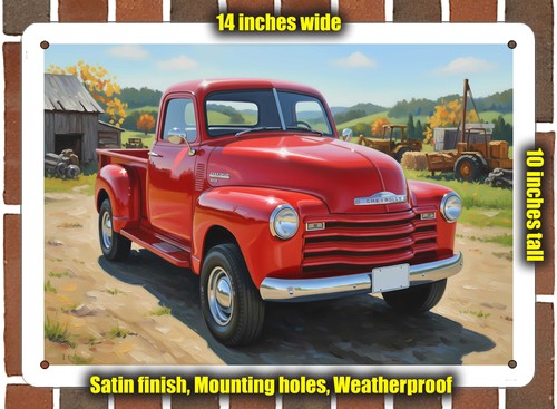 Metal sign 1950 chevrolet - sign,