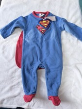 Baby Boy Superman Sleepsuit