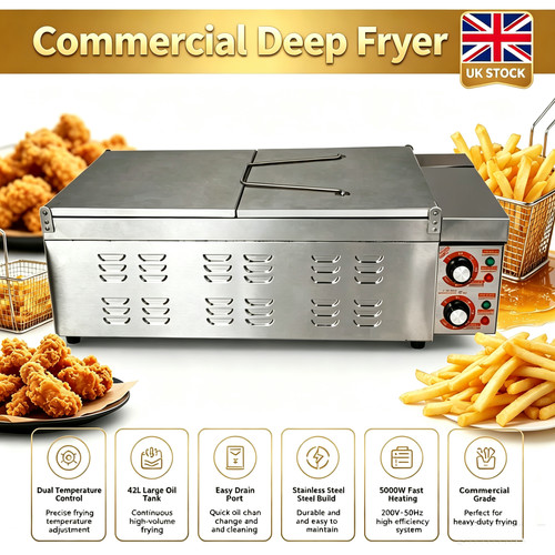 42l electric deep - electric, fryer