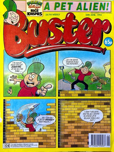 Buster comic vintage 1990s - buster,