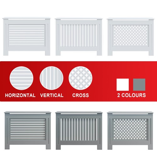 Radiator cover white grey - radiator, safe