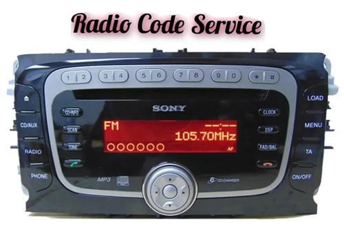 Ford radio code - ford, service