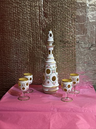 Antique moser bohemian white - antique,