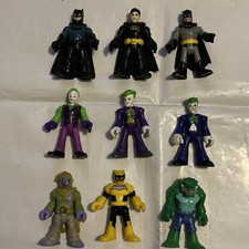 Imaginext DC Marvel Batman & Joker & villains Figures Bundle / Job Lot VGC ( B )