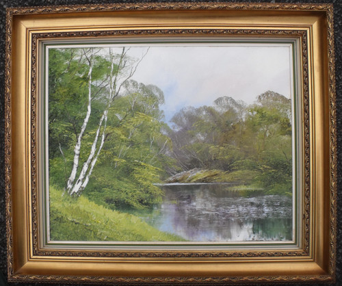 Terry evans original oil - evans,