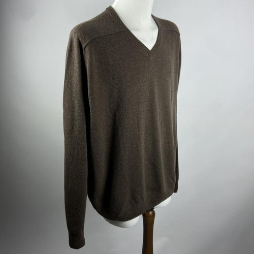 Men river woods sweater brown - woods,