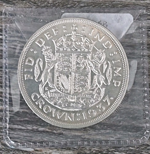 George 1937 crown coin - vi,