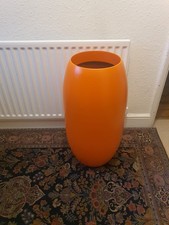 Plant Pot Very Large Orange. 80cm Tall. 40com Wide Conservatory Office Planter