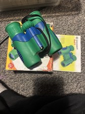 BRESSER JUNIOR 6X21 CHILDREN BINOCULAR BLUE/GREEN - OFFICIAL UK STOCK