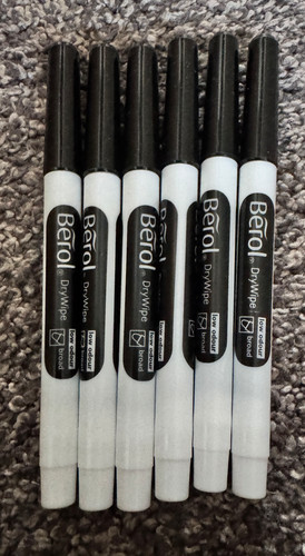 Berol broad whiteboard - whiteboard, drywipe