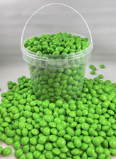 Skittles Sweets *Green* Choose Your Own Colour & Weight 1kg Bucket Reusable Tub