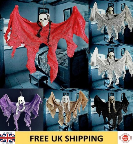 Spooky halloween skull ghost - halloween,