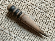 Vintage Leather Crafting Edge Burnisher  15cm Long