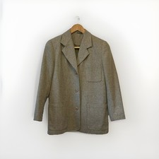 Anne Brooks Ladies Blazer Petite size uk 8 55% wool green and brown