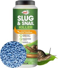Doff Slug and Snail Killer Showerproof Slug Kill Pellets Organic Gardening New