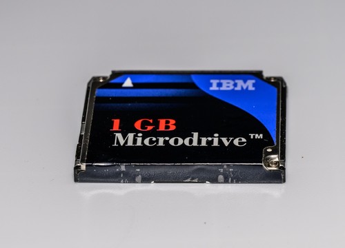 Ibm 1gb microdrive tested - 1gb,