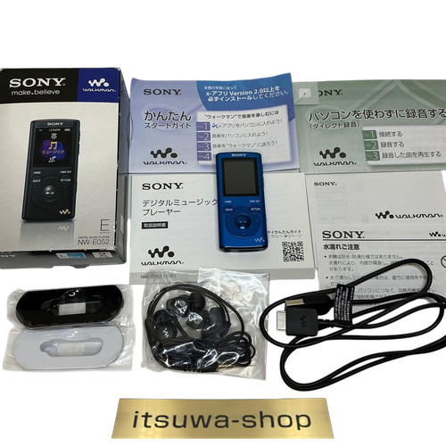 Sony walkman e052 2gb blue - sony,