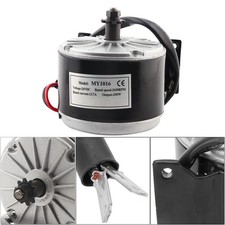 MY1016 24V 250W High Speed Small Brush Motor With Belt Pulley Electric Scooter