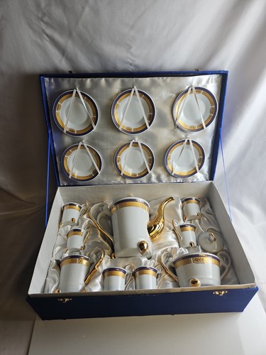 Fine porcelain blue gold - fine,