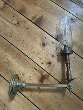 Victorian Brass Gas Wall Light