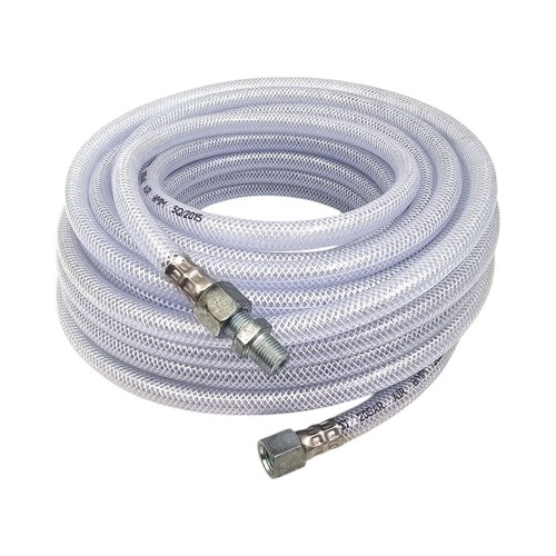 8mm clear rubber air line - clear,