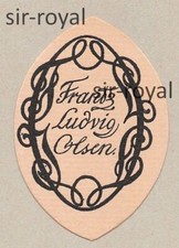 HANS TEGNER - Exlibris um 1900