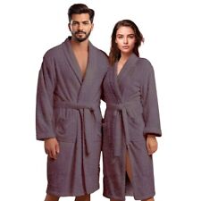 Terry Towel Bath Robe Unisex Bathrobe Soft Cotton Luxury Towel Dressing Gown